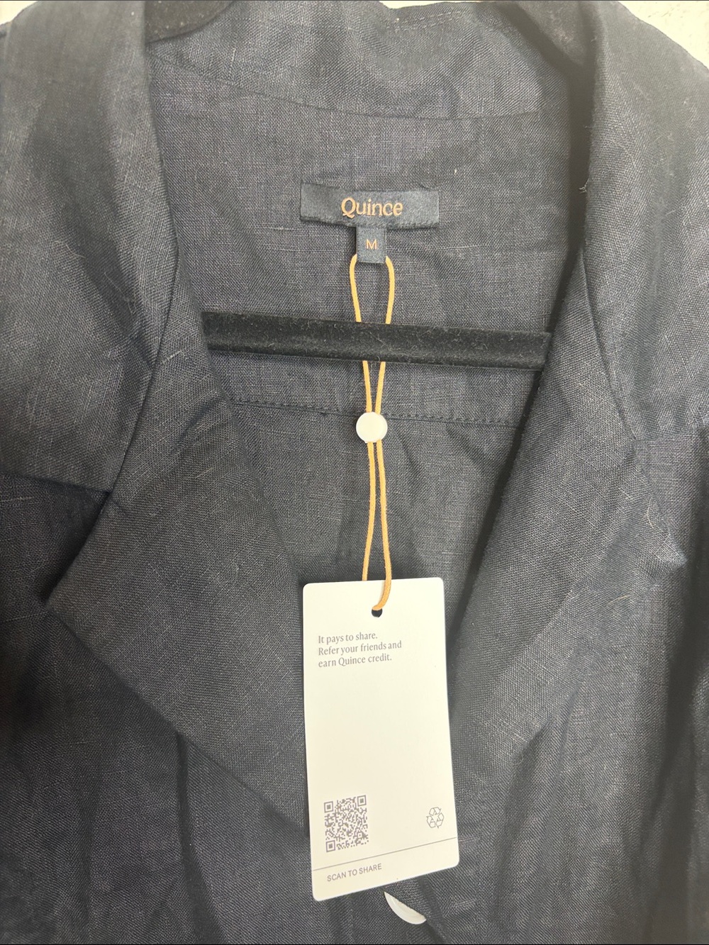Quince | Women’s 100% European Linen Button Front Dress Size Medium NWT - Picture 5 of 7